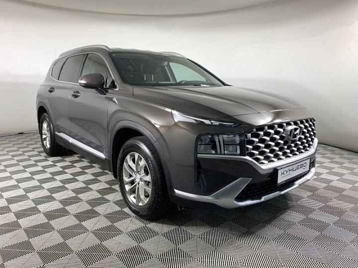 HYUNDAI Santa Fe 2.2, 2021 года, Робот, КОРИЧНЕВЫЙ