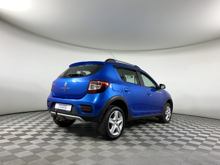 RENAULT Sandero 1.6, 2018 года, Автоматическая, Светло-синий