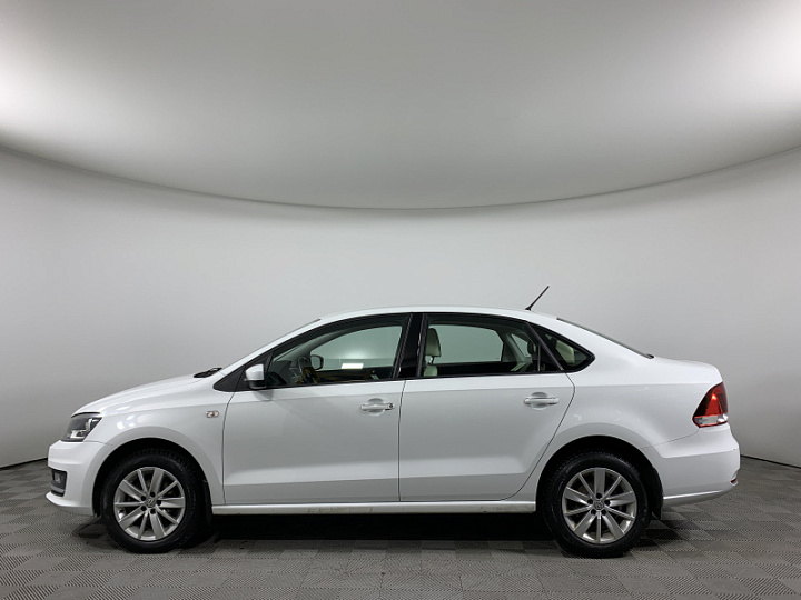 VOLKSWAGEN Polo 1.6, 2015 года, Автоматическая, Белый (темно-серый)