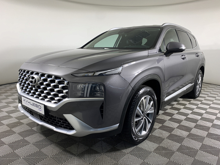 HYUNDAI Santa Fe 2.2, 2021 года, Робот, СЕРЫЙ