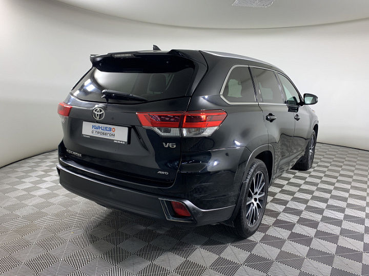 TOYOTA Highlander 3.5, 2019 года, Автоматическая, ЧЕРНЫЙ