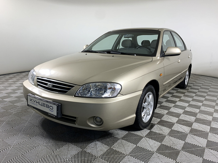 KIA Spectra 1.6, 2008 года, Механика, Золотистый