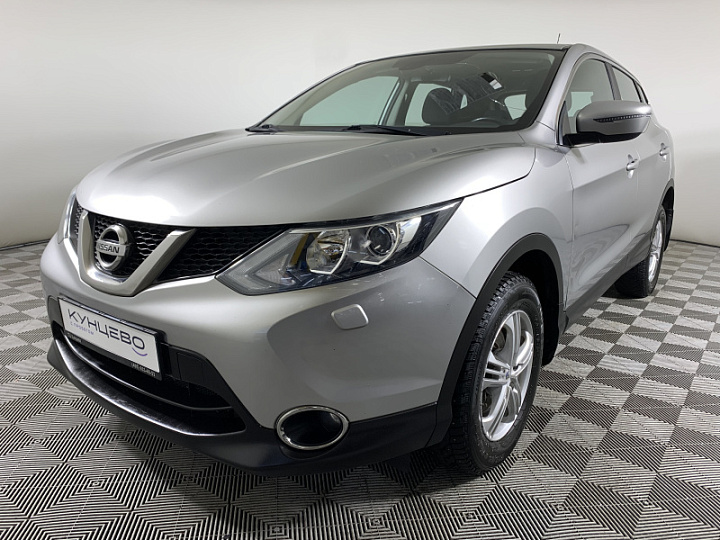 Nissan Qashqai 2, 2015 года, Механика, Серебристый