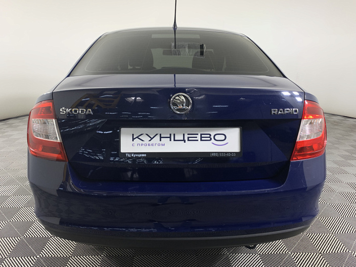 Skoda Rapid 1.6, 2014 года, Механика, ТЕМНО-СИНИЙ