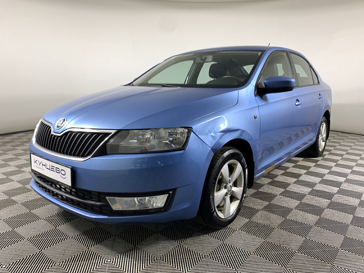 SKODA Rapid 1.4, 2014 года, Робот, СИНИЙ