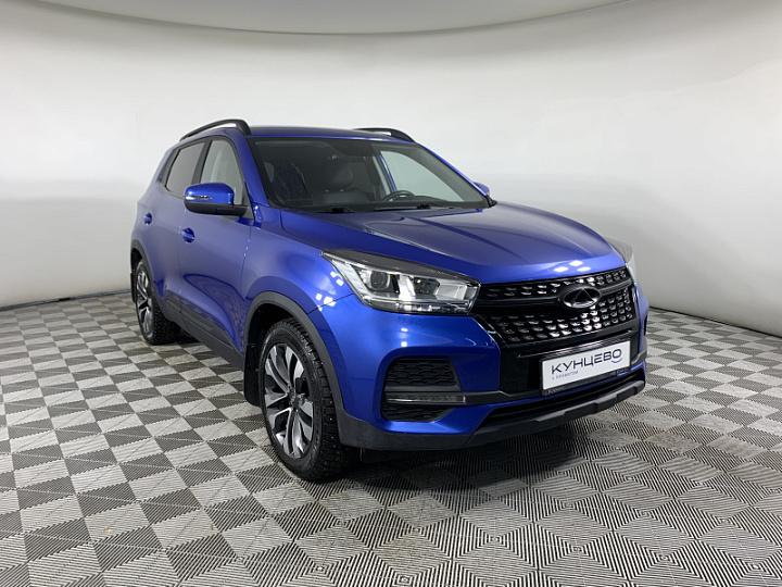 CHERY Tiggo 4 1.5, 2021 года, Робот, СИНИЙ