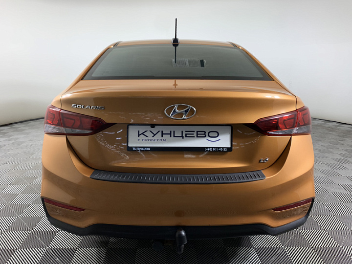 Hyundai Solaris 1.6, 2018 года, Автоматическая, Оранжевый