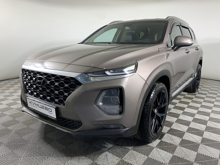 HYUNDAI Santa Fe 2.2, 2019 года, Автоматическая, БЕЖЕВЫЙ