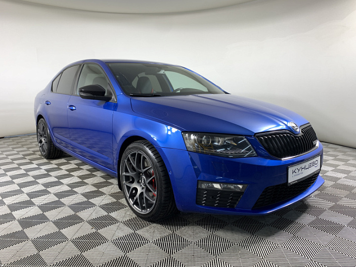 SKODA Octavia RS 2, 2014 года, Робот, СИНИЙ