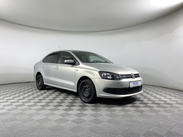VOLKSWAGEN Polo 1.6, 2012 года, Механика, Серебристо-желтый