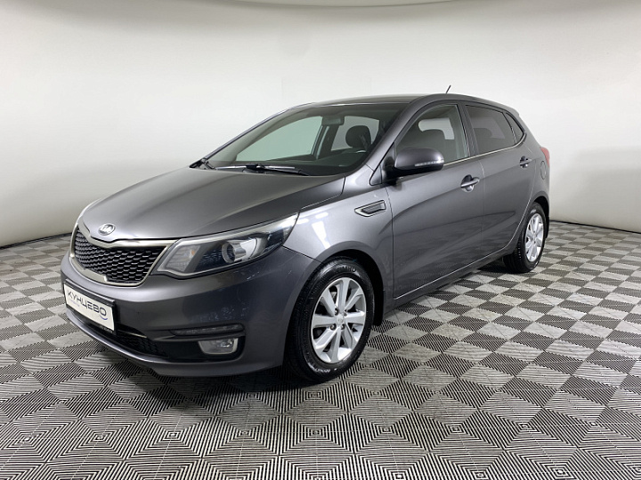 KIA Rio 1.6, 2015 года, Механика, ТЕМНО-СЕРЫЙ