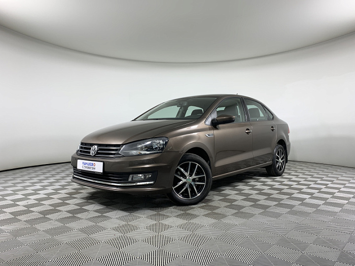VOLKSWAGEN Polo 1.6, 2018 года, Автоматическая, КОРИЧНЕВЫЙ