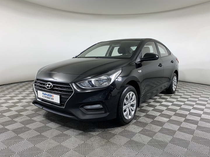HYUNDAI Solaris 1.4, 2017 года, Автоматическая, ЧЕРНЫЙ