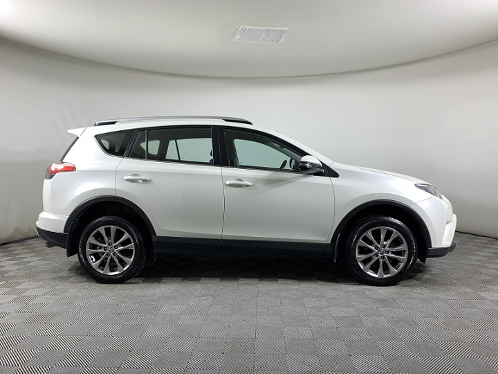 TOYOTA RAV4 2, 2018 года, Вариатор, БЕЛЫЙ