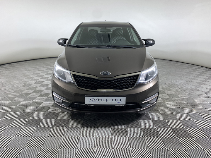 KIA Rio 1.6, 2016 года, Автоматическая, Коричневый