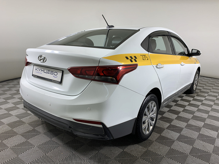 HYUNDAI Solaris 1.4, 2018 года, Автоматическая, БЕЛЫЙ ЖЕЛТЫЙ СЕРЫЙ