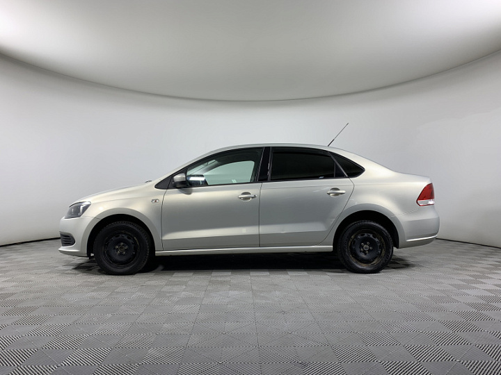 VOLKSWAGEN Polo 1.6, 2012 года, Механика, Серебристо-желтый