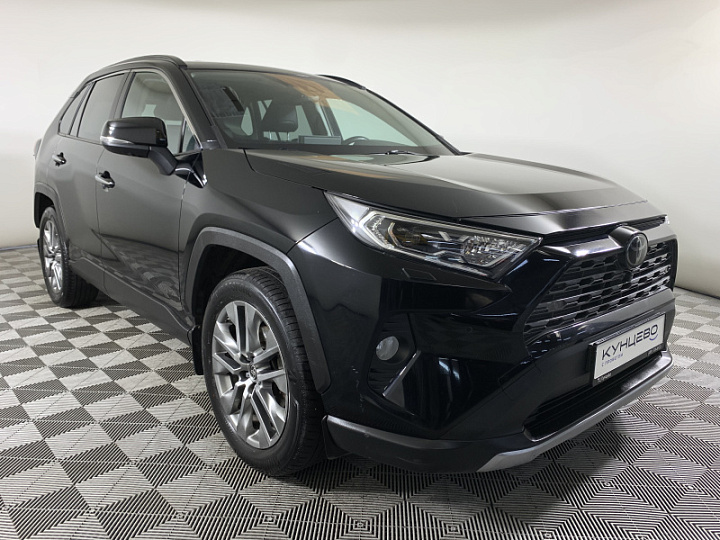 Toyota RAV4 2.5, 2021 года, Вариатор, Черный