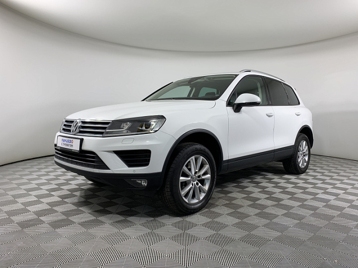 VOLKSWAGEN Touareg 3, 2018 года, Автоматическая, БЕЛЫЙ