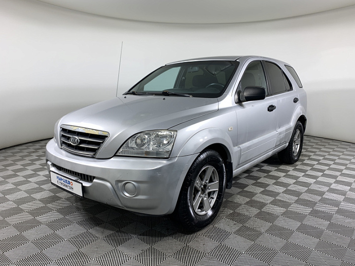 KIA Sorento 2.5, 2007 года, Механика, Серебристый