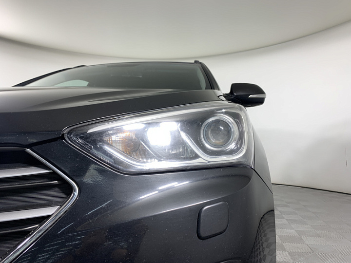 HYUNDAI Santa Fe 2.2, 2017 года, Автоматическая, ЧЕРНЫЙ