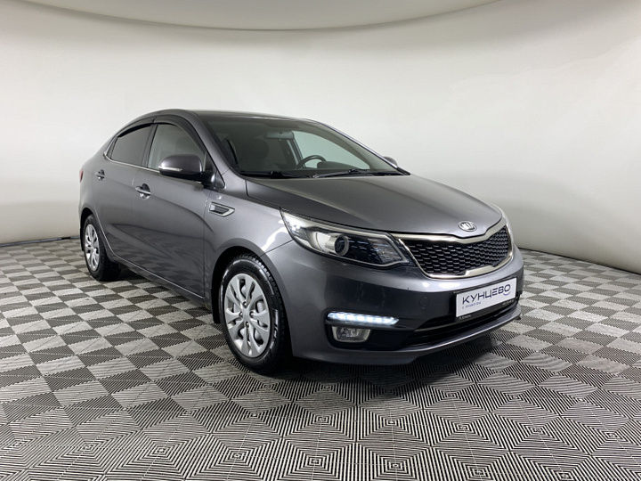 KIA Rio 1.6, 2016 года, Автоматическая, ТЕМНО-СЕРЫЙ
