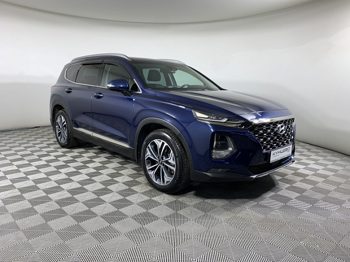 HYUNDAI Santa Fe 3.5, 2019 года, Автоматическая, СИНИЙ