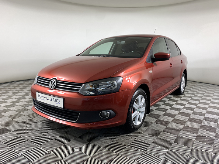 VOLKSWAGEN Polo 1.6, 2011 года, Автоматическая, ВИШНЕВО-КРАСНЫЙ