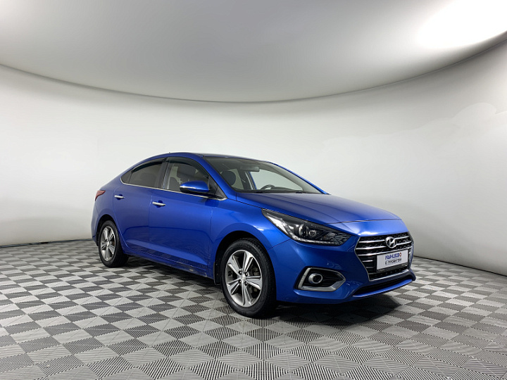 HYUNDAI Solaris 1.6, 2017 года, Автоматическая, СИНИЙ