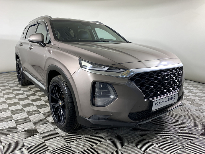 HYUNDAI Santa Fe 2.2, 2019 года, Автоматическая, БЕЖЕВЫЙ