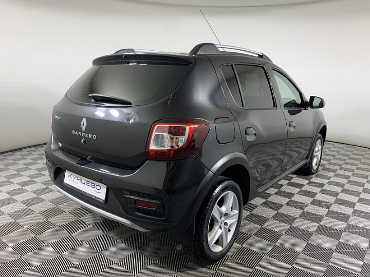 RENAULT Sandero Stepway 1.6, 2017 года, Автоматическая, ЧЕРНЫЙ