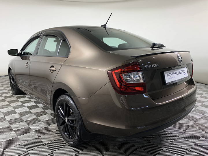 Skoda Rapid 1.4, 2017 года, dsg-7, Коричневый