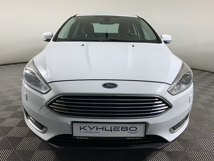 Ford Focus 1.6, 2018 года, Робот, Белый
