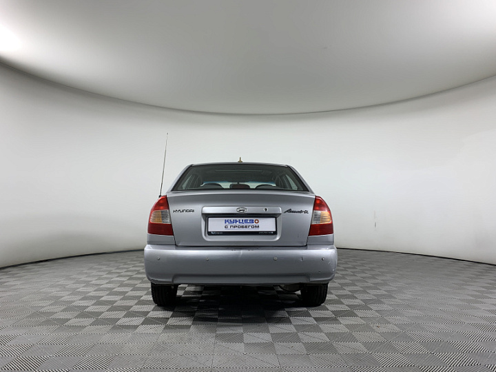 HYUNDAI Accent 1.5, 2003 года, Автоматическая, Серебристый