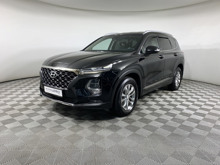 HYUNDAI Santa Fe 2.2, 2019 года, Автоматическая, ЧЕРНЫЙ