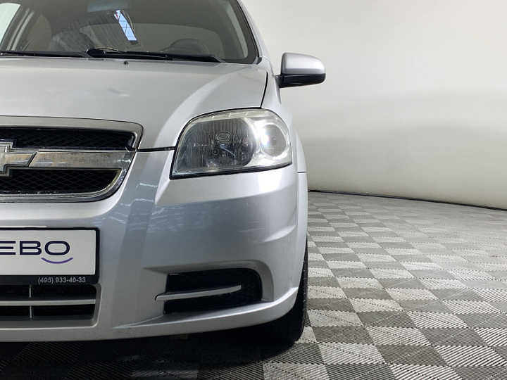 Chevrolet Aveo 1.2, 2009 года, Механика, Серебристый