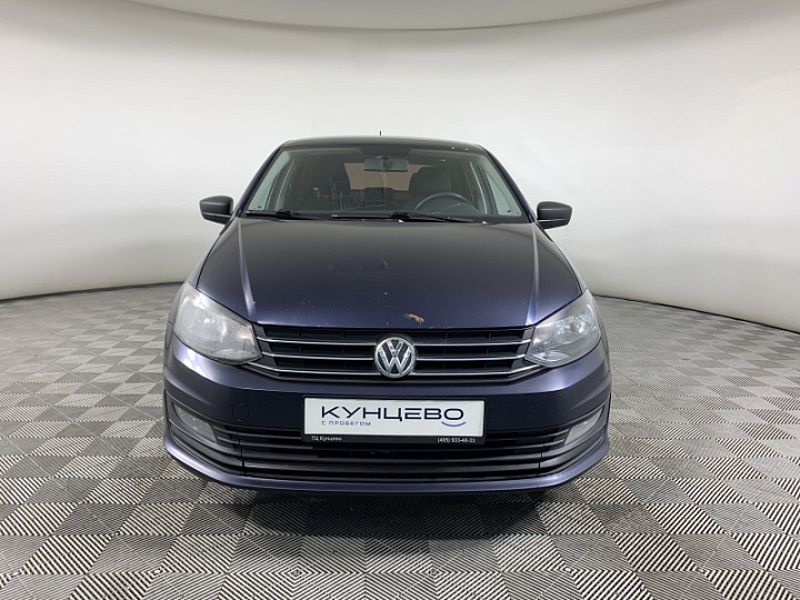 VOLKSWAGEN Polo 1.6, 2017 года, Автоматическая, ТЕМНО-СИНИЙ