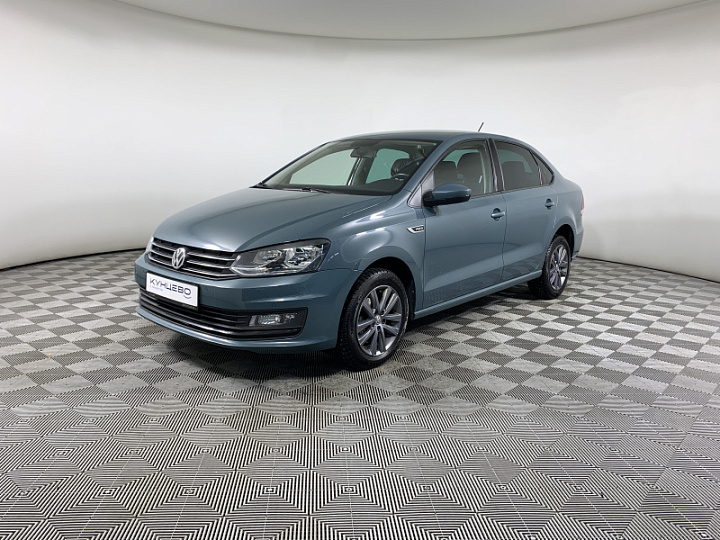 VOLKSWAGEN Polo 1.6, 2019 года, Автоматическая, серо-синий