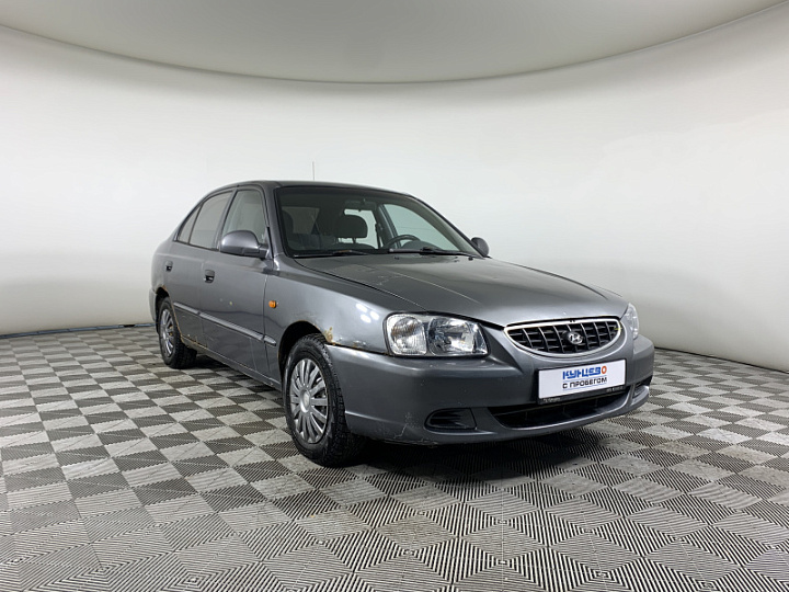 HYUNDAI Accent 1.5, 2004 года, Автоматическая, СЕРЫЙ