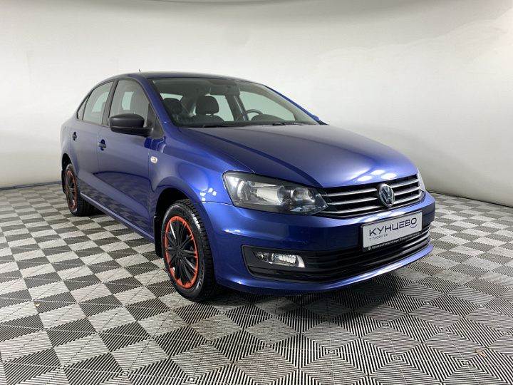 VOLKSWAGEN Polo 1.6, 2018 года, Механика, ЯРКО-СИНИЙ