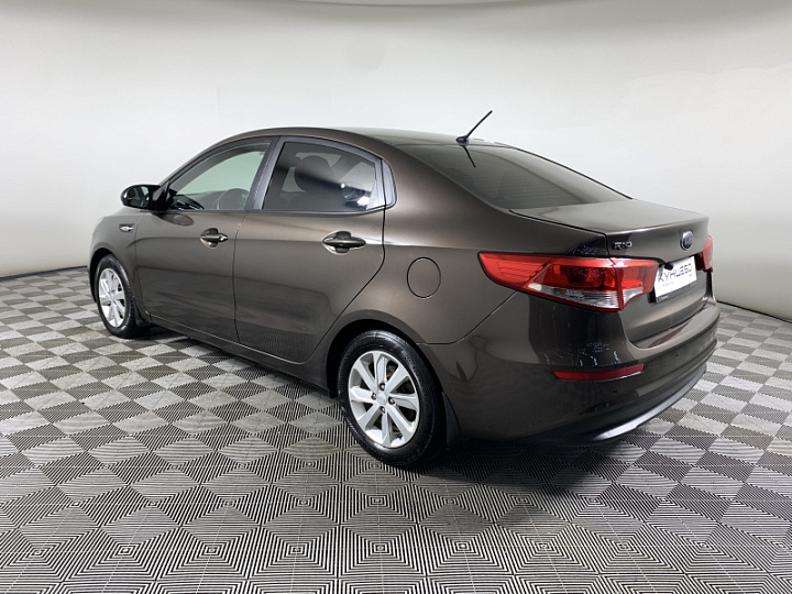 KIA Rio 1.6, 2016 года, Автоматическая, Коричневый