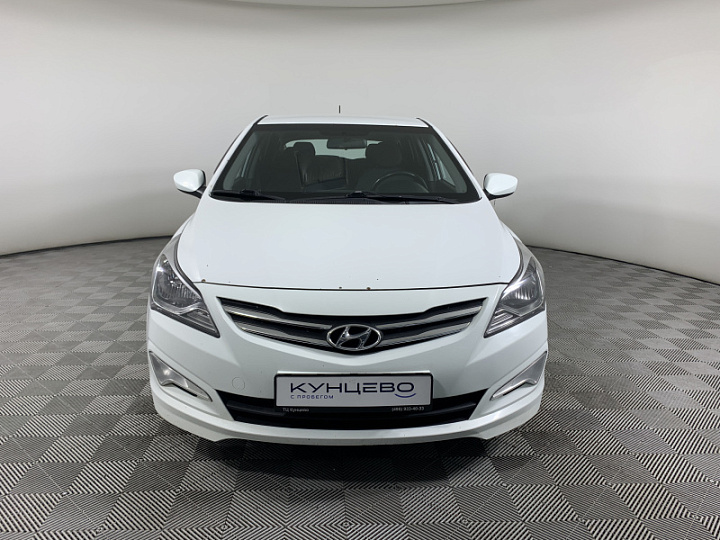 HYUNDAI Solaris 1.4, 2014 года, Механика, БЕЛЫЙ