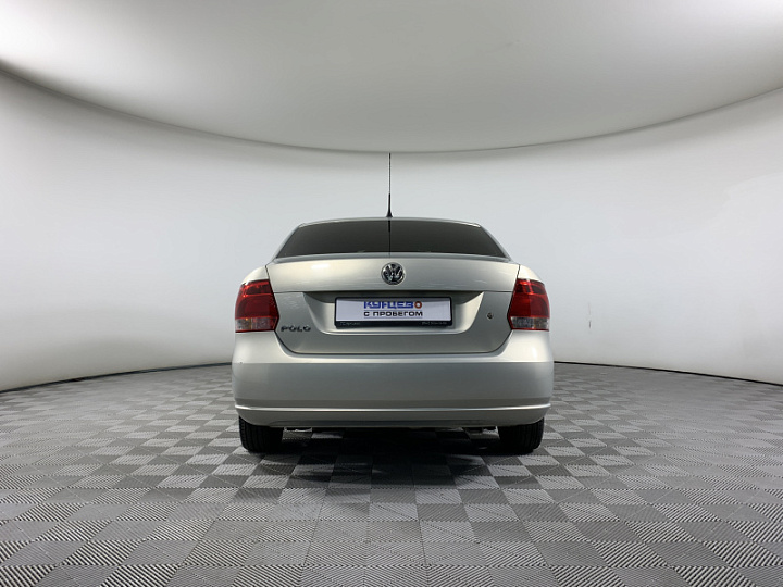 VOLKSWAGEN Polo 1.6, 2012 года, Механика, Серебристо-желтый