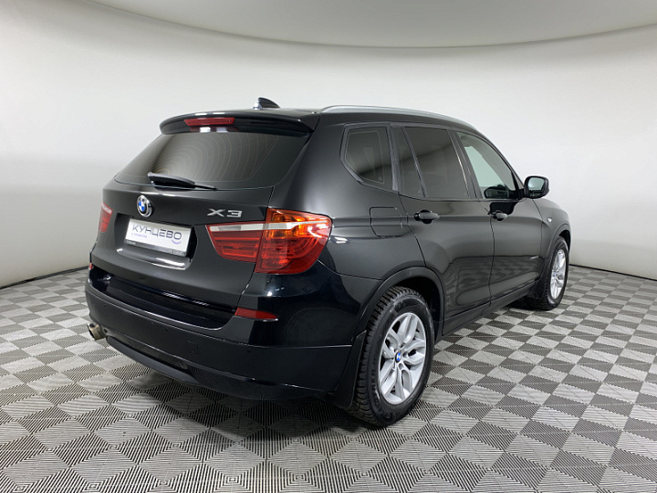 BMW X3 3, 2012 года, Автоматическая, ЧЕРНЫЙ