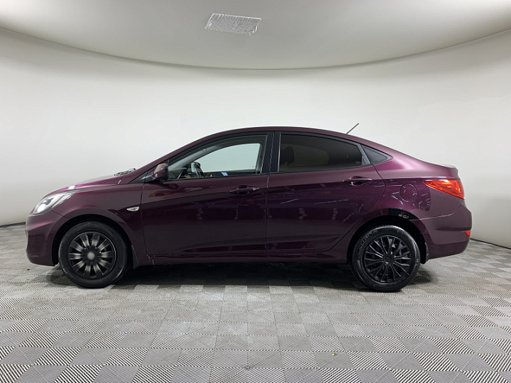 HYUNDAI Solaris 1.6, 2012 года, Механика, ФИОЛЕТОВЫЙ