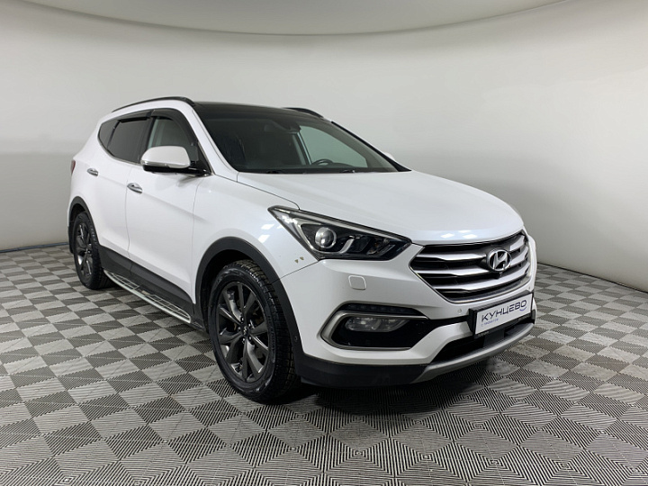 HYUNDAI Santa Fe 2.4, 2017 года, Автоматическая, БЕЛЫЙ