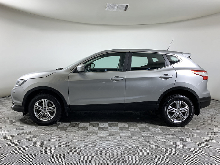 Nissan Qashqai 2, 2015 года, Механика, Серебристый