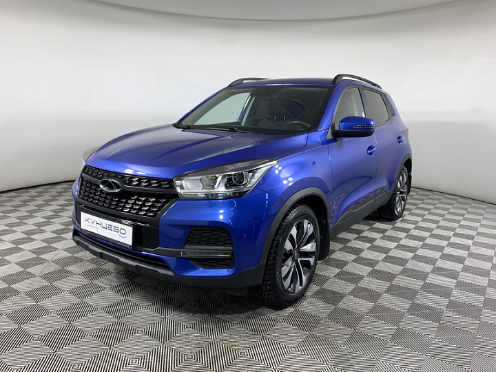 CHERY Tiggo 4 1.5, 2021 года, Робот, СИНИЙ