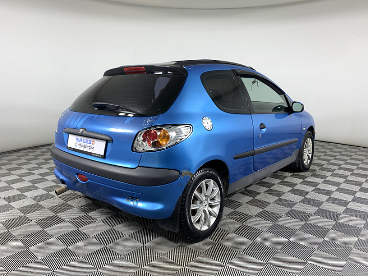 PEUGEOT 206 1.4, 1998 года, Механика, ГОЛУБОЙ