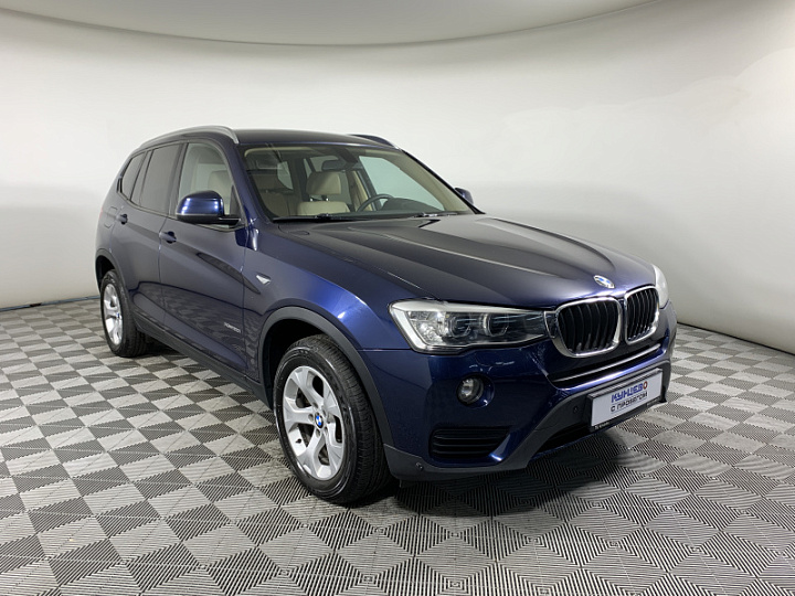 BMW X3 2, 2015 года, Автоматическая, СИНИЙ